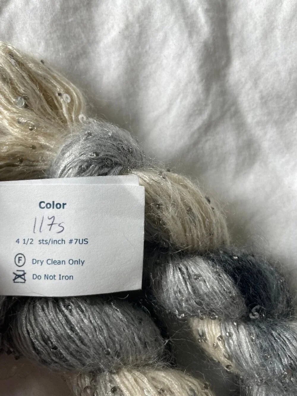 Artyarns Beaded Mohair and Sequins Silk Yarn 2 Skeins